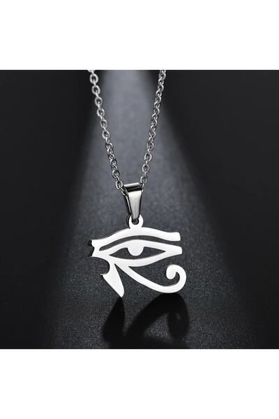 GÜMÜŞ Horus'un Gözü Kolye 925k