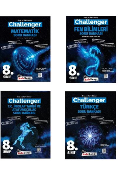 Kafa Dengi Yayınları 8.sınıf Challenger Seti 4 Kitap 9786052387863