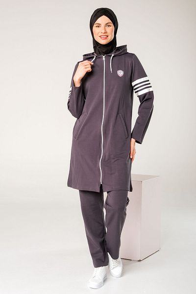 Elif Okur Hooded Hijab Tracksuit 1040