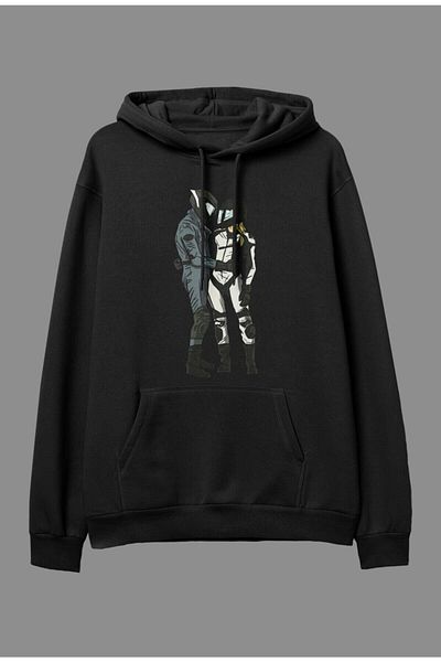 Joza Outdoors Oversize Motorcycle Enthusiasts Biker Design Printed Hooded Sweatshirt Hoodie
