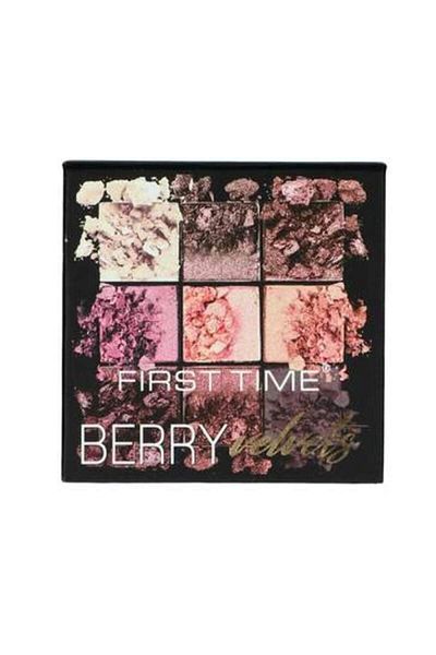 Fırst Time Set of 9 Berry Eyeshadow Palettes