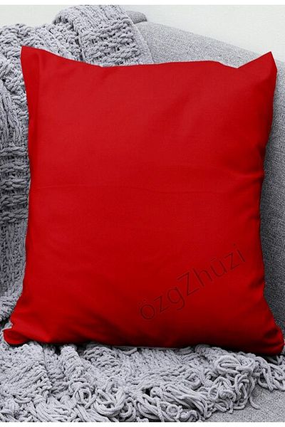 perlina home Red Cushion Cover 40x 40 Cm