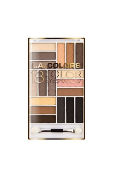 L.A Colors 19 Color Eyeshadow Palette - down Town