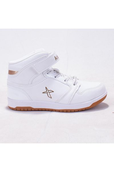 Kinetix Jones Hi White Orthopedic Boy's Sports Shoes