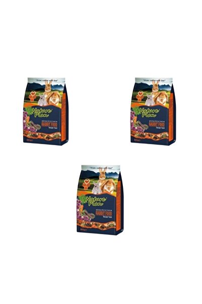 Nature Plan 3 Adet Tavşan Yemi 800 gr
