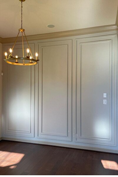 deco master Boyanabilir Dekoratif Hazır Kesimli 4 Cm Duvar Çıtası