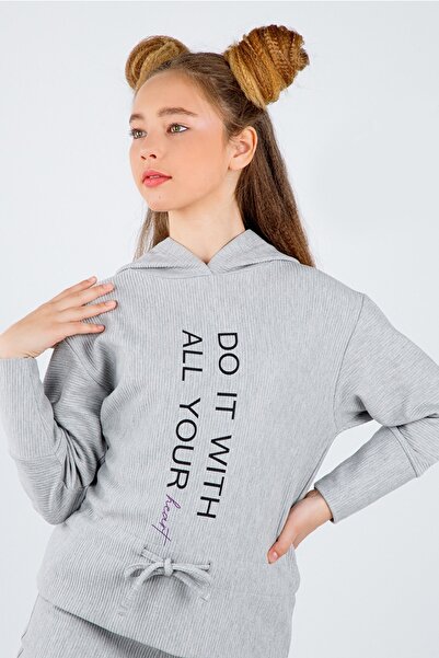 DMB BOYS & GIRLS Kız Çocuk Pamuklu Kalın Kışlık Eşofman Takımı