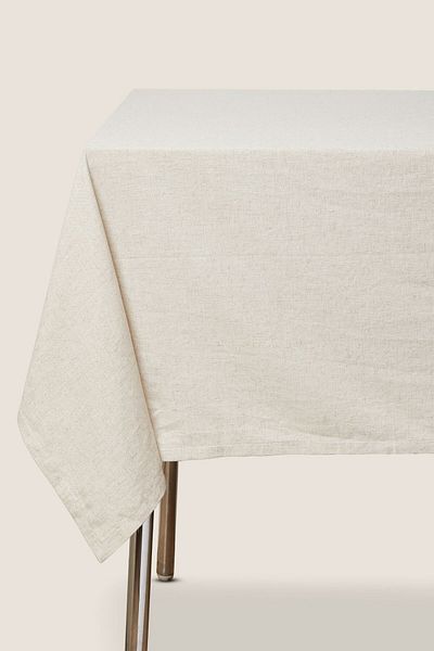 Emtory Home Natural Cotton Linen Tablecloth
