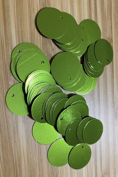 pulsan Șaibă cu găuri mici. 2 cm. 25 g.