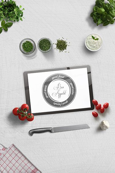 Decorita Good Food White Background Glass Cutting Board - 20cm X 30cm