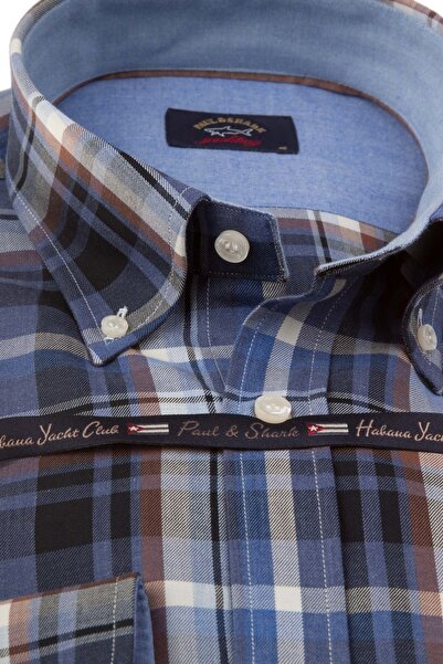PAUL&SHARK Men's Woven Shırt C.w. Cotton