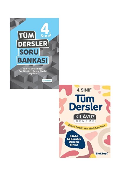 Tudem Yayınları Tudem 4 Sınıf Tüm Dersler Konu Anlatımı Ve Deneme Seti