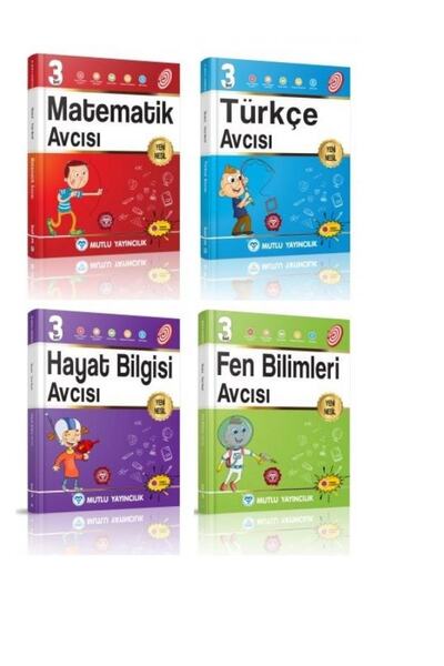 Rega Yayınları Mutlu 3 Sınıf Matematik Fen Türkçe Hayat B. Soru Avcısı