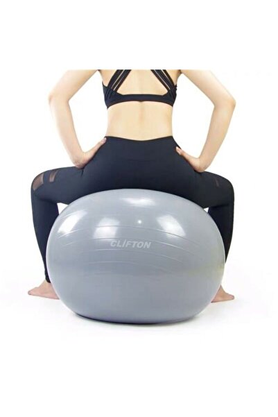 Clifton 55 Cm Anti-burst Pilates Topu Gri