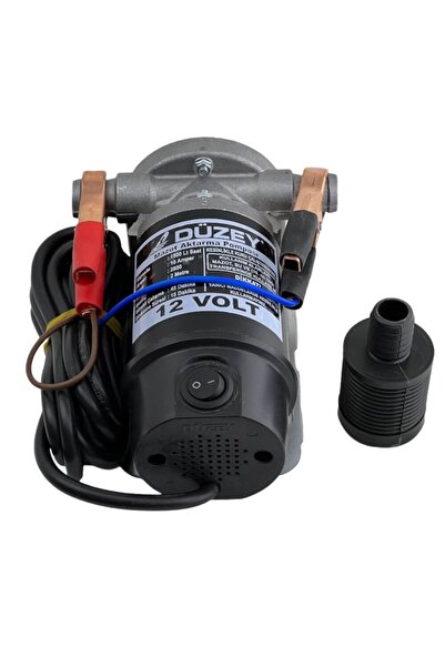 TarımGaraj Düzey 3/4 Çıkışlı Mazot Ve Sıvı Aktarım Pompası 12 Volt