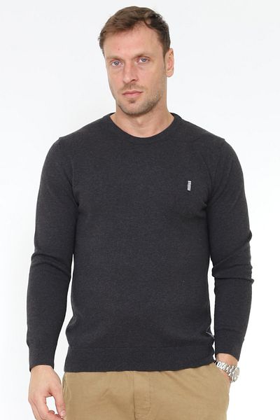 Matte Πλεκτό πουλόβερ Berlin Crew Neck Basic Organic Cotton Ecru