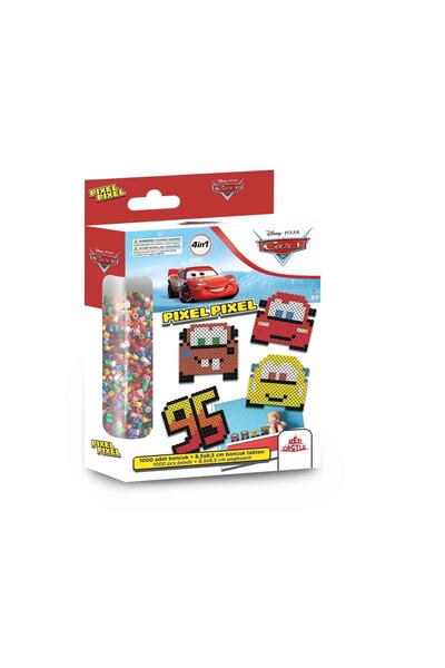 Pixel Pixel مجموعة أنشطة ديزني كارز للخرز 1000 قطعة |   دعم التفكير الخوارزمي ومنطق البرمجة