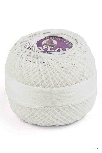 Leylak Suni Silk 6 Layer Etamin and Canavize String Color: Off White