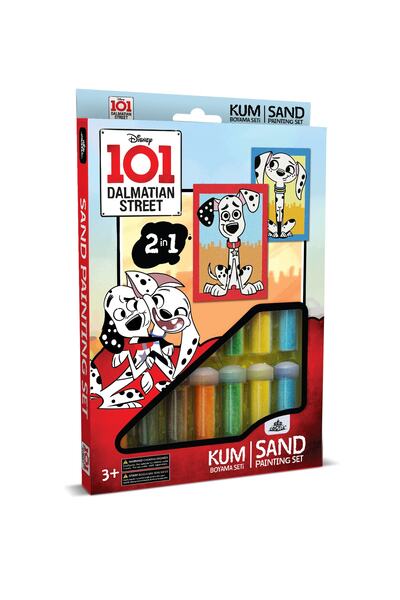 Red Castle مجموعة رسم بالرمل ديزني 101 دلماسي |   داعم للهوايات الفنية والتركيز