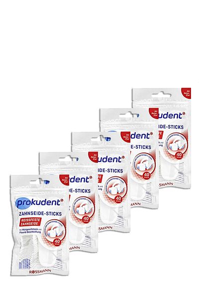 prokudent Dental Floss and Toothpick with Candle Special Design 40 Pieces (5 Pieces)