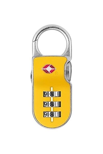 Yale Ytp2/26/216/1y Klipsli Şifreli Asma Kilit (tsa Onaylı) - Sarı - Blister ...