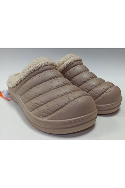 AkınalBella 36-41 Number Range Furry Inside Closed Front Eva Winter House Παντόφλες δρόμου και εργασίας