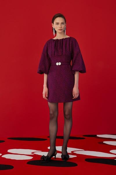 Exquise Uzun Kollu Mini Elbise 2118029