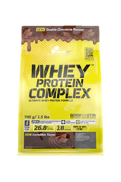 Olimp Whey Protein Double Chocolate Flavored Protein Powder 700Gr