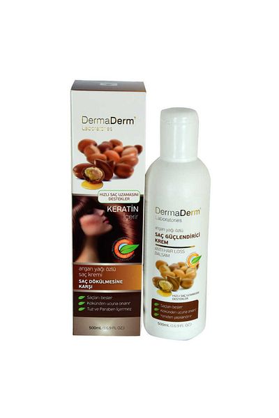 MCM GROUP Dermaderm Argan Oil Extract Conditioner Keratin Paraben-Free 500ml