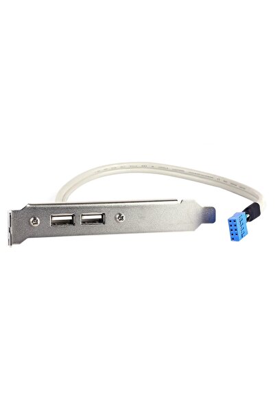 Alfais 5081 Anakart 9 Pin Pci Kasa Içi Usb 2 Port Kablosu Hub Çoklaycı