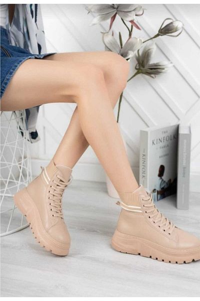 Alya Shoes Γυναικεία Πλεκτά Μαύρα Κοντά Μποτάκια&Μποτάκια&Μποτάκια Χονδρή Σόλα Κοντά Μποτάκια