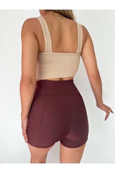 Winmoda34 Κολάν μπόξερ Ποδηλατικό κολάν Σορτς κολάν τένις Κολάν κοντό με πλαϊνές τσέπες