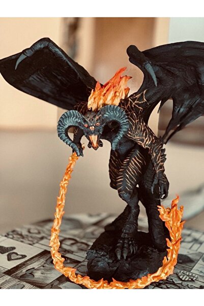 TuransoyCraft Balrog Yüce Iblis Boyalı Figür 30 Cm Yüzüklerin Efendisi Lotr (...