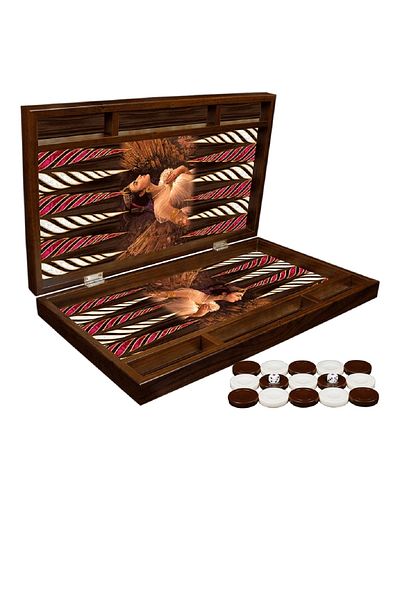 Miajima Yenigün Trendy Backgammon Set Artemis Large Size