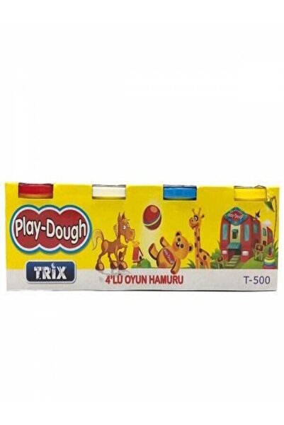 PlayOne عجينة لعب 4 ألوان كبيرة الحجم B02