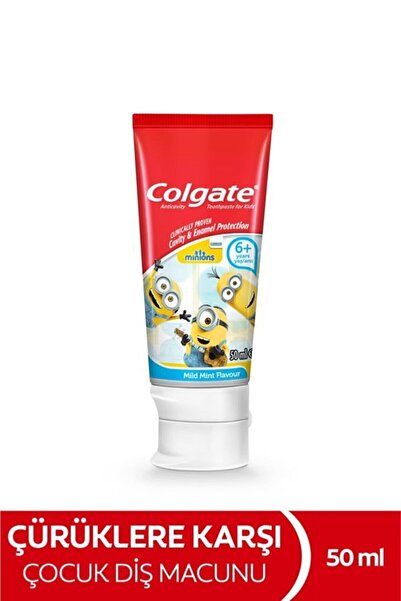 Colgate Minions Çürüklere Karşı Etkili Çocuk Diş Macunu 50 Ml 6633