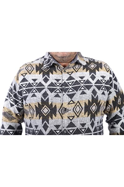 MocGrande Πουκάμισο Ξυλοκόπος μεγάλου μεγέθους Κόκκινο2210-μαύρο