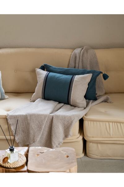 Buldans Nova Linen Throw Pillow Cover-35x55 (without interior)