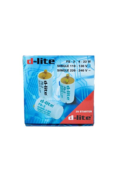 D-Lite 4x22w 130v Tekli 230v Çiftli Fs2 Starter