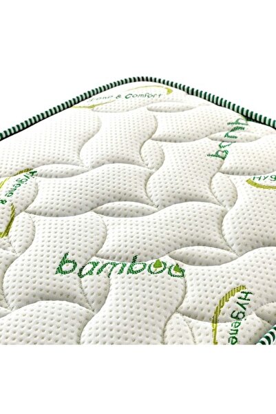 Opalin Ortopedik Bambu Yatak Tek Kişilik Yatak Bamboo Yastık Hediyeli Yaylı Yatak