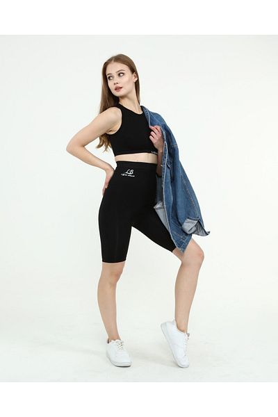 Light Black - 2 Size Slimming - Recovery - Postpartum - Short Corset Shorts (Outwear)