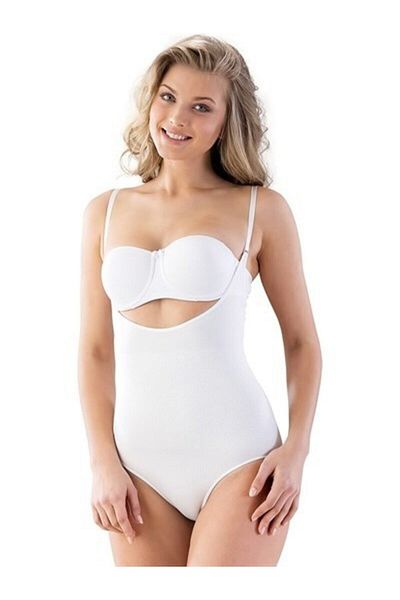 Cecimer Corset de corp alb 2023 care reduce 1 mărime