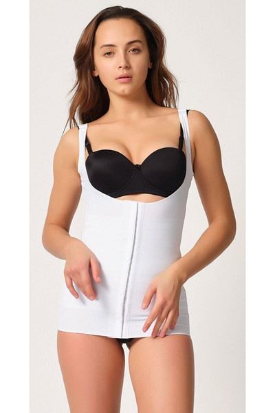 Cecimer 2916 Corset de vestă cu mâneci susținute, dimensiune descrescătoare 1