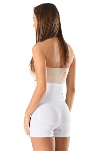 Cecimer Corset boxer alb fără cusături pentru femei, mărime mai mică 1 mărime, 2007