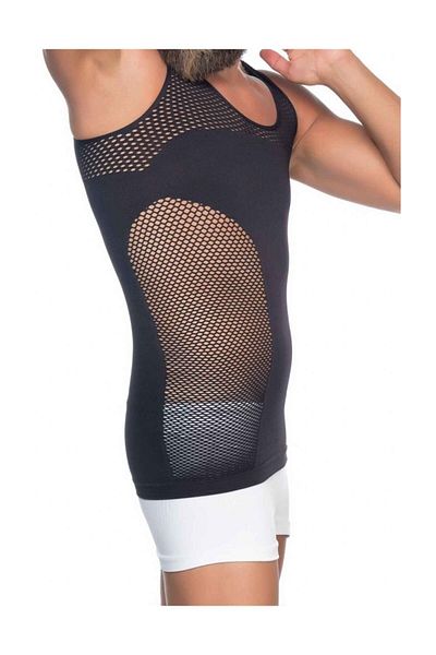 Cecimer Men's Mesh Corset Undershirt