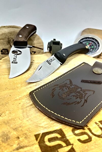 SürLaz 2'li Kamp Katlanır Çakı Outdoor  Desen Bıçak