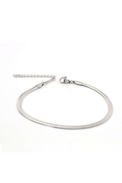 PİGADO Stainless Steel Snakeskin Chain Bracelet