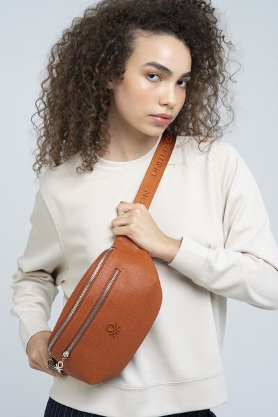 United Colors of Benetton Benetton Kadın Bel Çantası Kremıt Bnt859