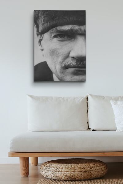 Sennight Atatürk Kanvas Tablo Dekoratif Atatürk Portre Tablo 215