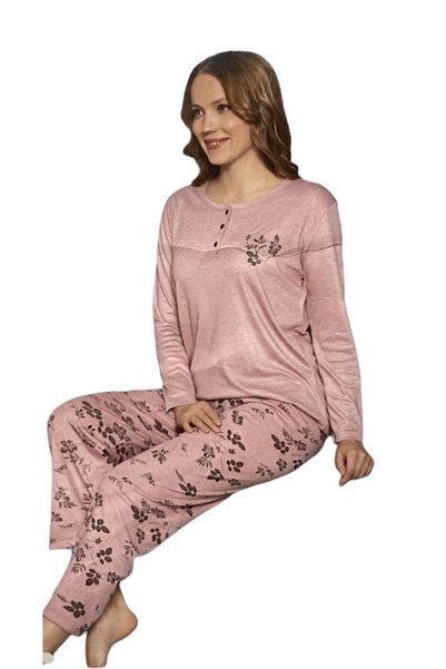 Lila Pijama Takımı